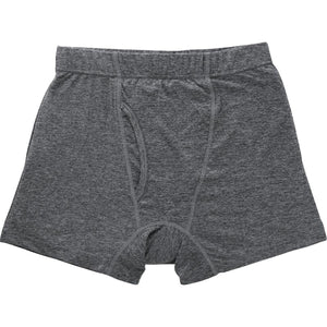 吸水パッド対応安心快適ボクサーブリーフ 杢グレー M/L/LL