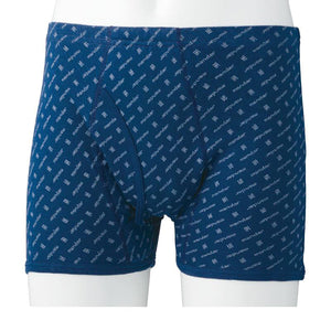 安心快適プリントニットトランクス ネイビー M/L/LL