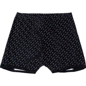 安心快適プリントニットトランクス ブラック M/L/LL