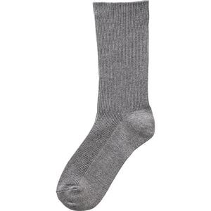 足首ゴムなしソックス グレー 24~26cm