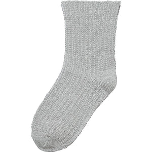 ゴムなし幅広ソックス グレー 24~26cm