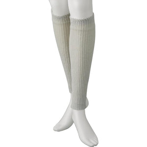 シルクと綿の二重編みサポーター・レギュラー グレー フリー