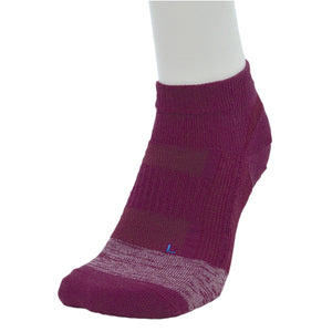 エコワンレッグ すべらず疲れず靴下 22~25cm ワイン