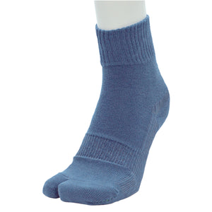 エコワンレッグ 外反母趾対策靴下 23~24cm ブルー
