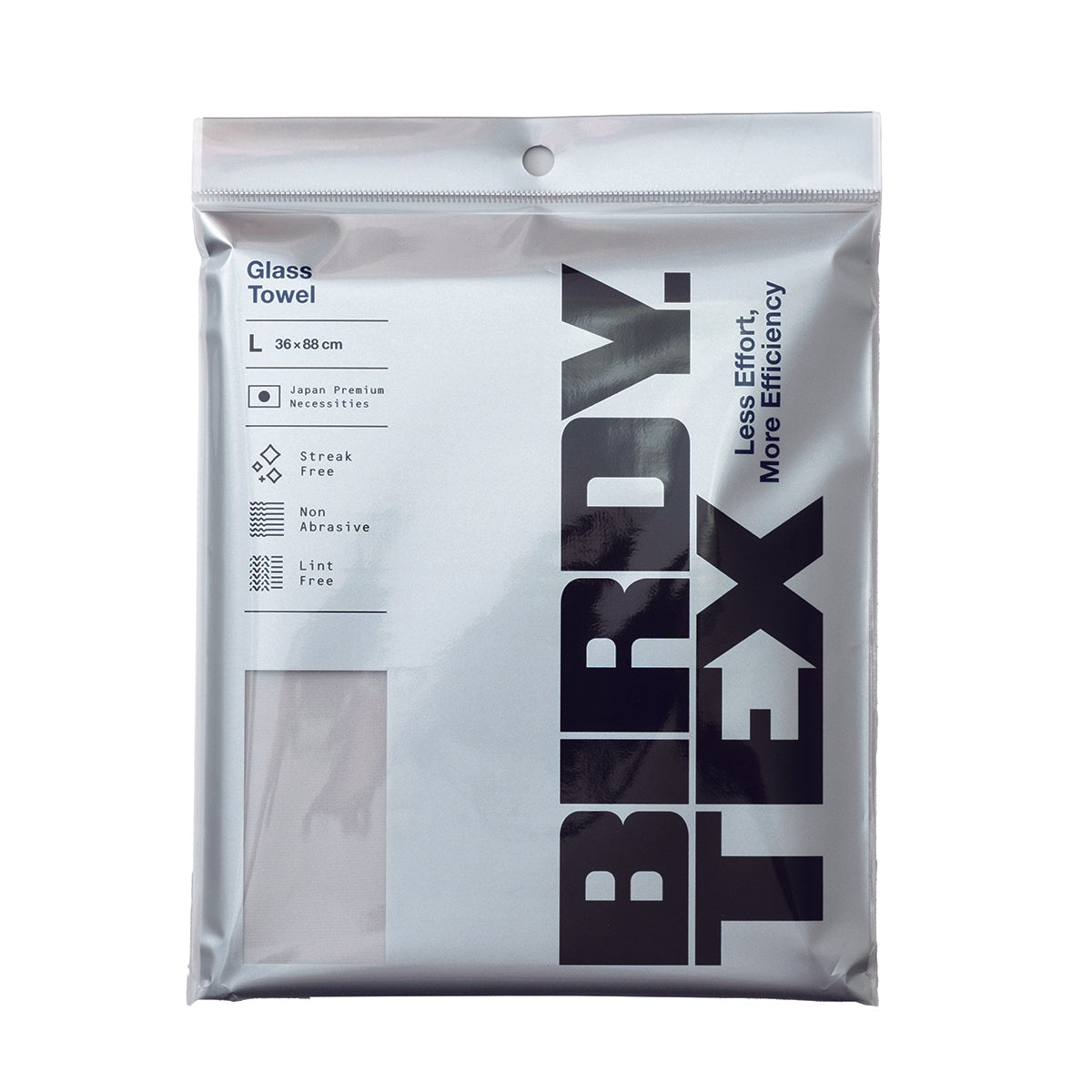 BIRDY.TEX Glass Towel グラスタオル Mサイズ クールグレー