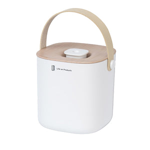 充電式ボックス型加湿器 -Premium WOOD- ホワイトウッド