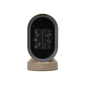 首振り機能付 セラミックヒーター&ファン キャメル