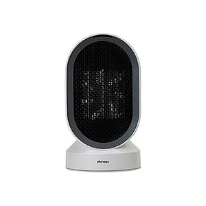 首振り機能付 セラミックヒーター&ファン ホワイト