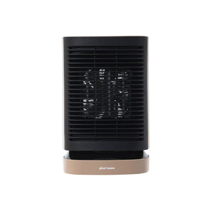 首振り機能付 セラミックヒーター&ファン キャメル