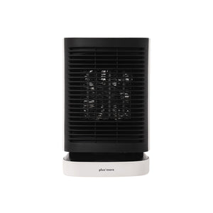 首振り機能付 セラミックヒーター&ファン ホワイト