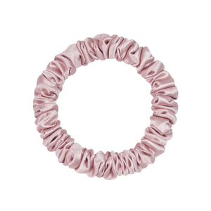シルク ヘアゴム 1cm ヘアアクセサリー ローズ