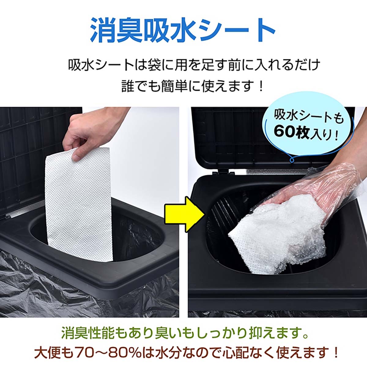 簡易トイレグッズ 60回分