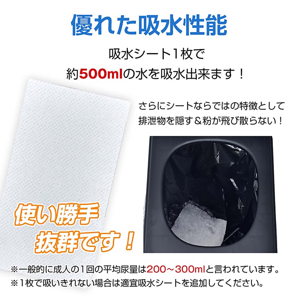 簡易トイレグッズ 60回分