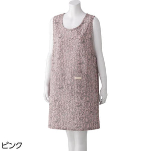 横開きエプロン ピンク フリー