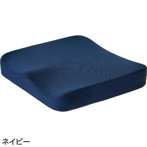 Dr.PRO 低反発フィットクッション ネイビー 35×37×6.5cm