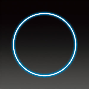 LEDフレキシ リング イルミネーション 飾り ブルー(中)