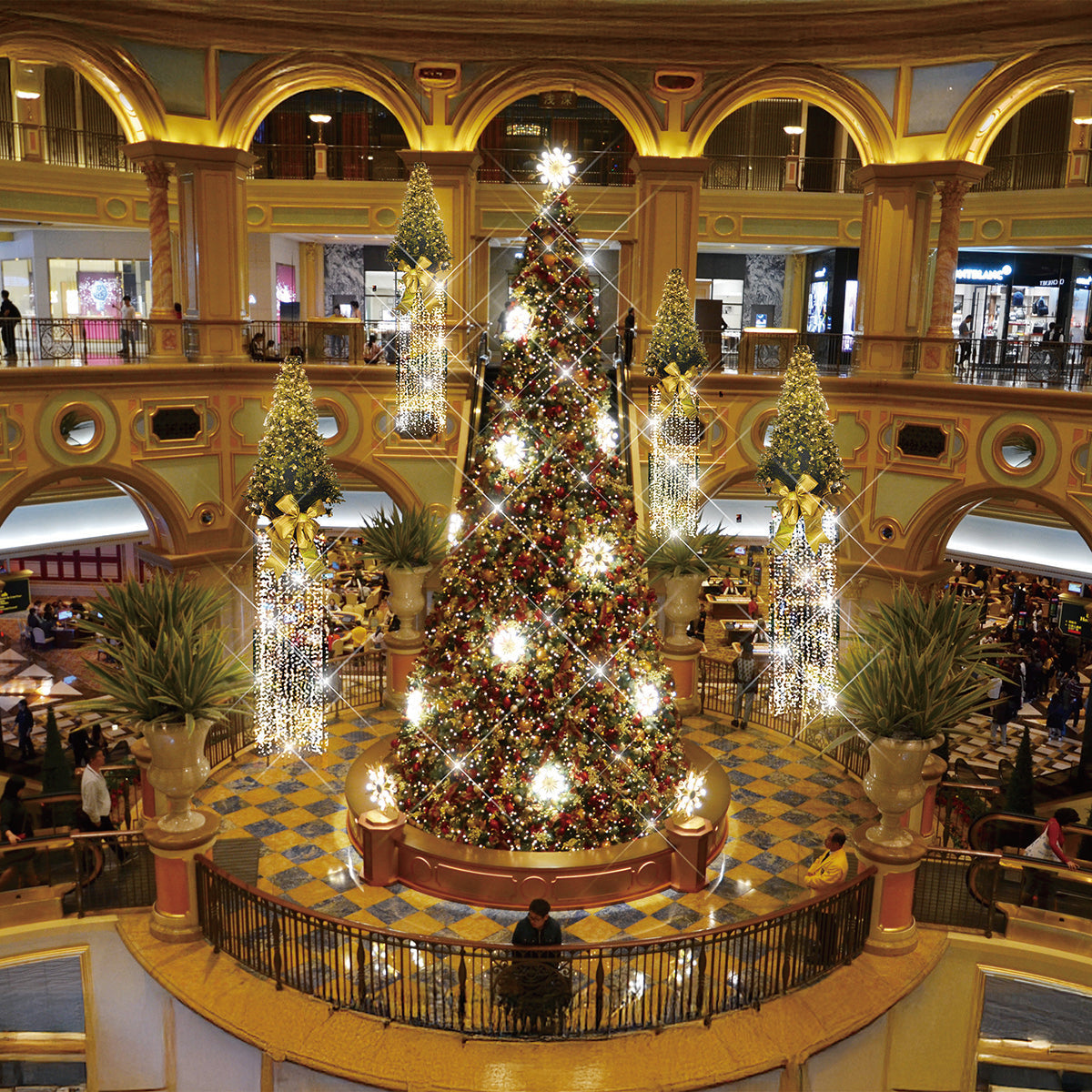 ハンギングツリー クリスマス イルミネーション 高さ120cm