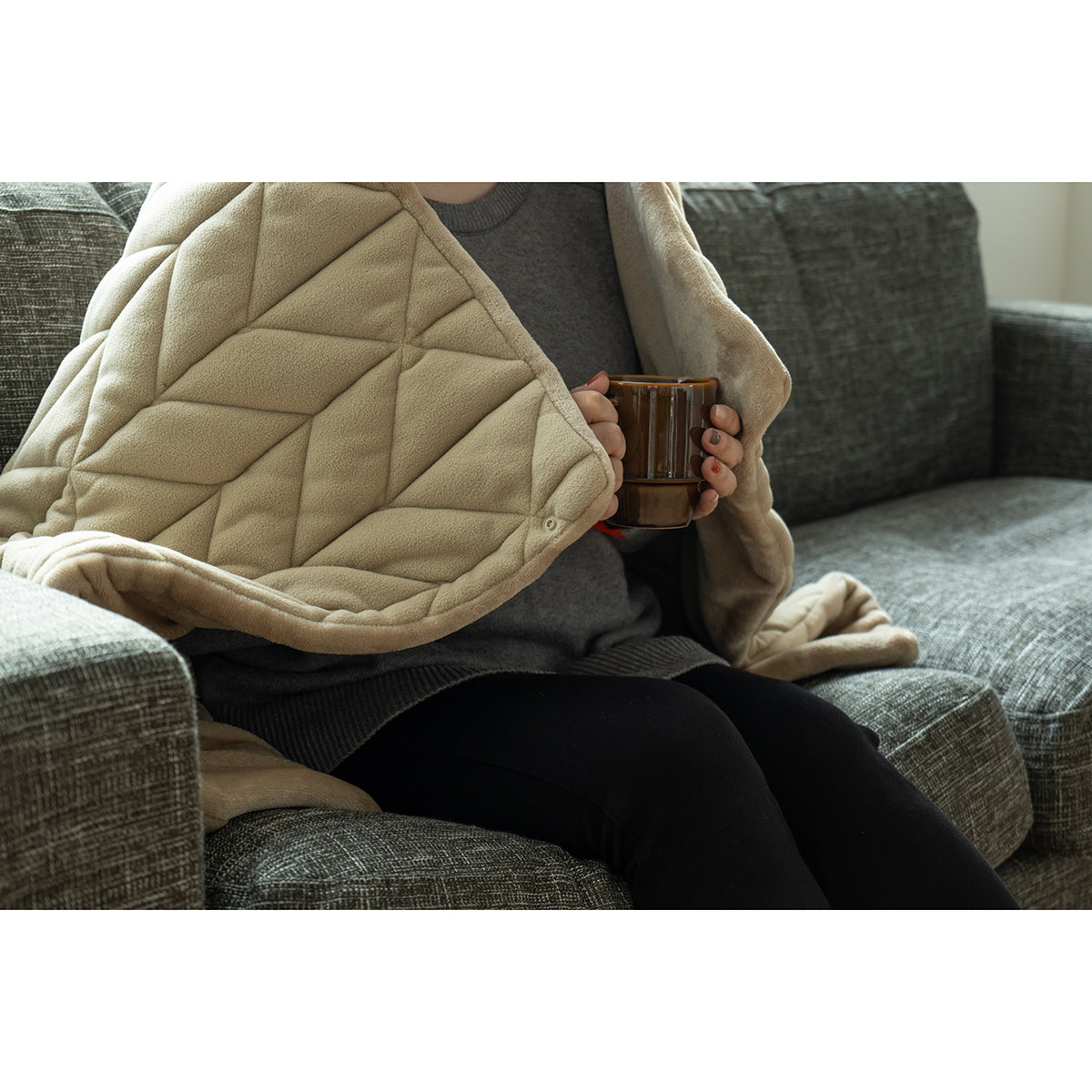 サーマラップ ブランケット オリガミ ブラック