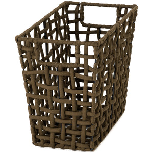 ラフニット バスケットスリム Lサイズ ブラウン