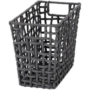 ラフニット バスケットスリム Lサイズ グレー