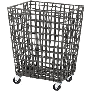 ラフニット ランドリーバスケット 45L キャスター付き グレー