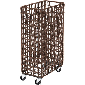 ラフニット ランドリーバスケット 40L キャスター付き ブラウン
