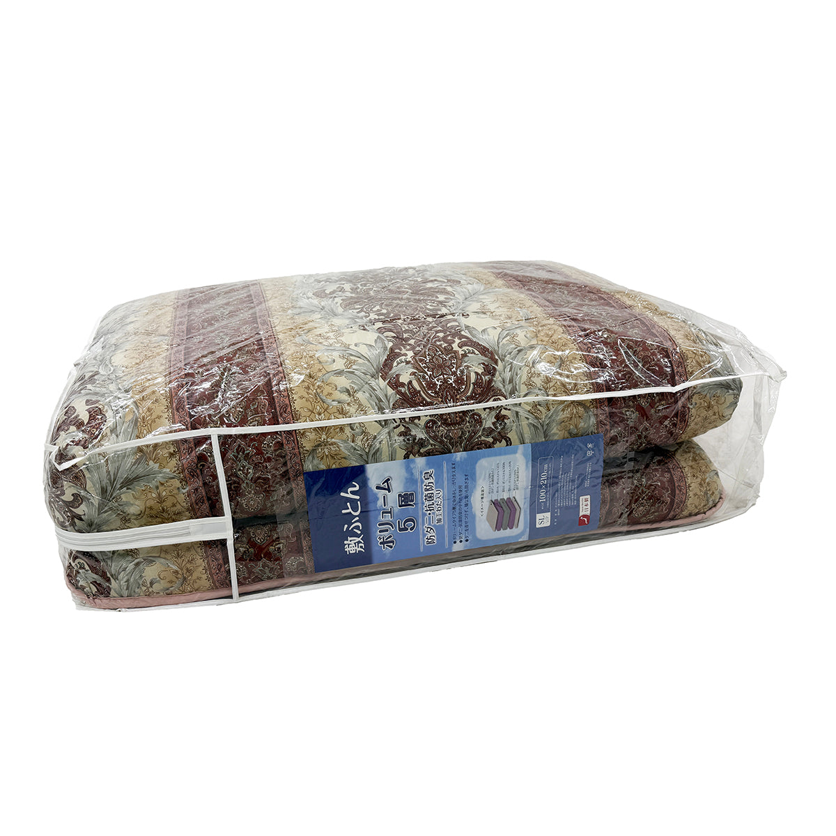 敷ふとん5層 防ダニSEK 100×210 シングルロングタイプ PK