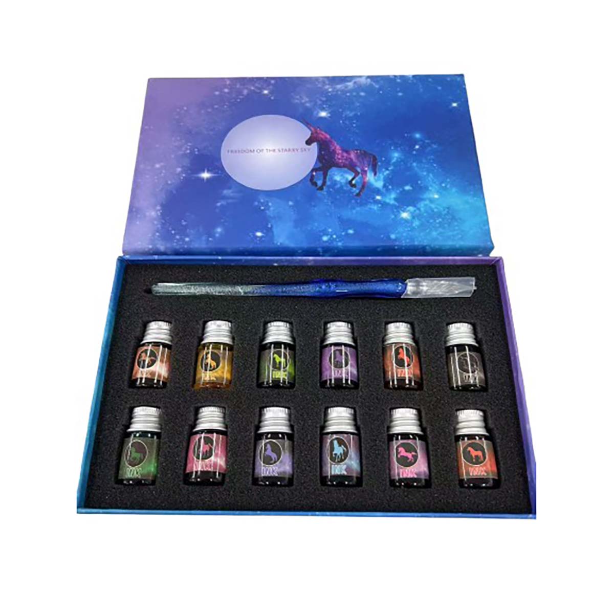 ガラスペン インク12色セット GP-1012C