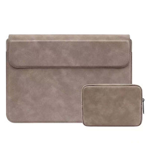 PCケース 小物収納ポーチ付 カーキ PU09(KH)