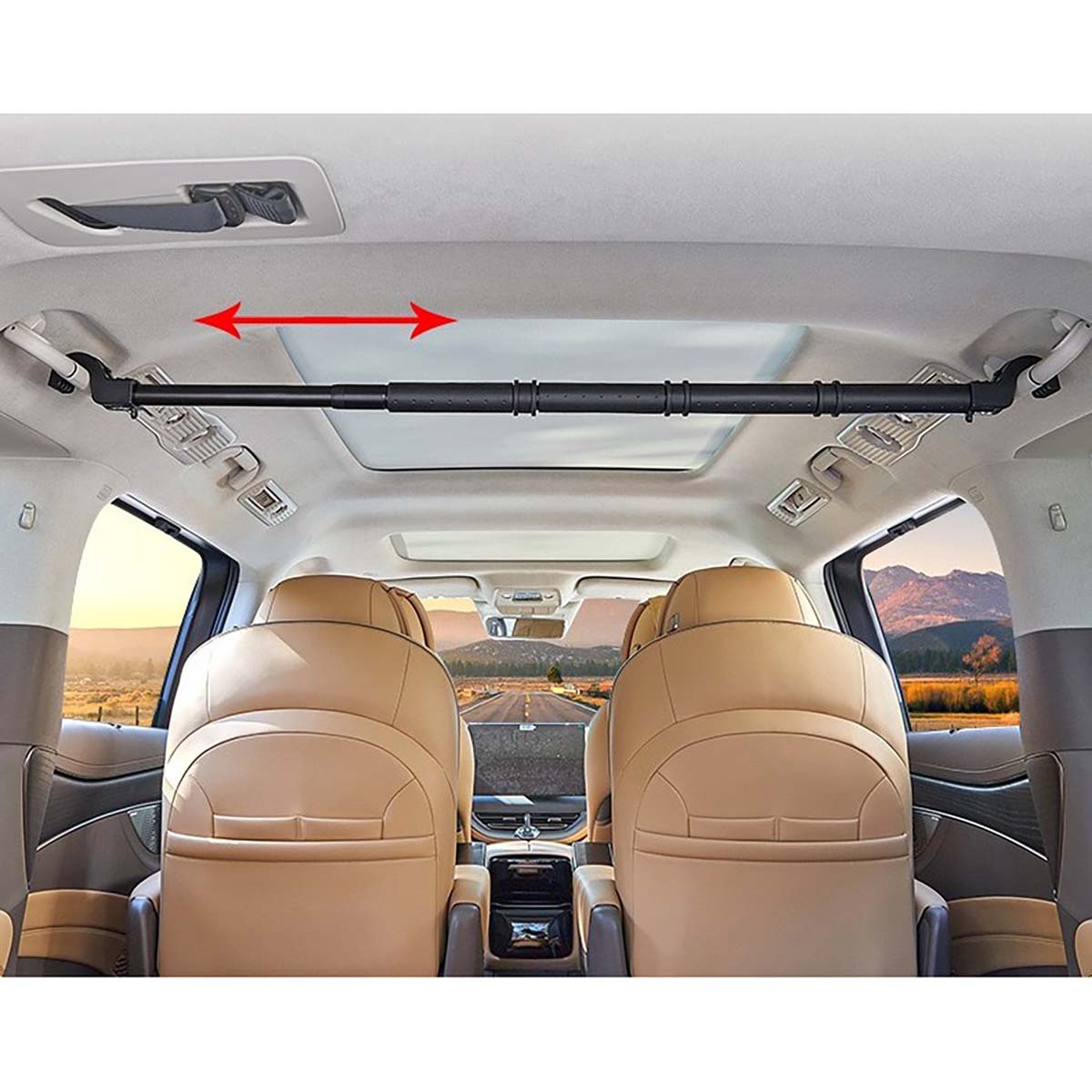 車用ハンガーバー ブラック CYJ-0119(K)