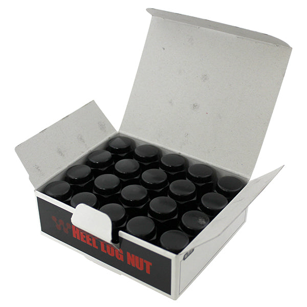 ブラック袋ナット 19HEX M12×1.25 全長31mm 20個