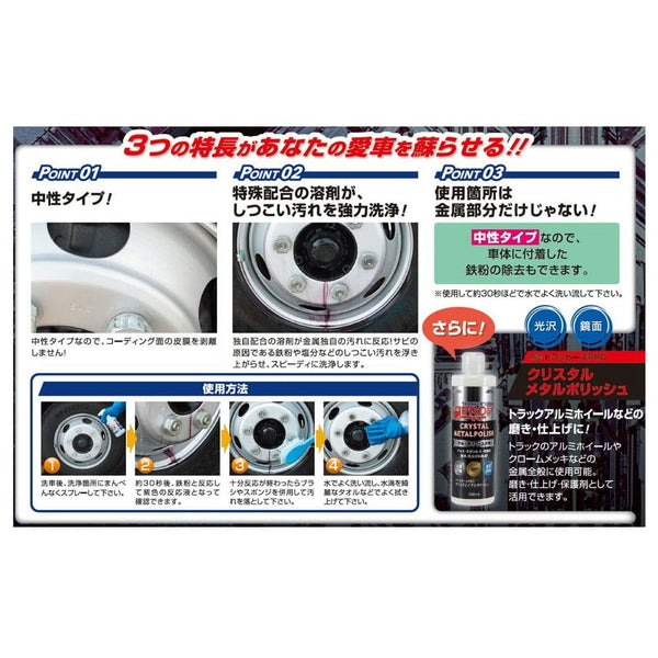 ジェットイノウエ トラッカーズプロ クリスタルメタルウォッシュ 500ml