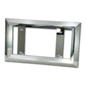 ジェットイノウエ 余白隠しナンバープレート枠 38mm角パイプおこし 大型 501121