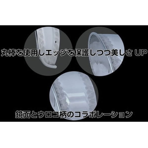 ジェットイノウエ IPF製フォグランプ用バイザー ステンレス 502425