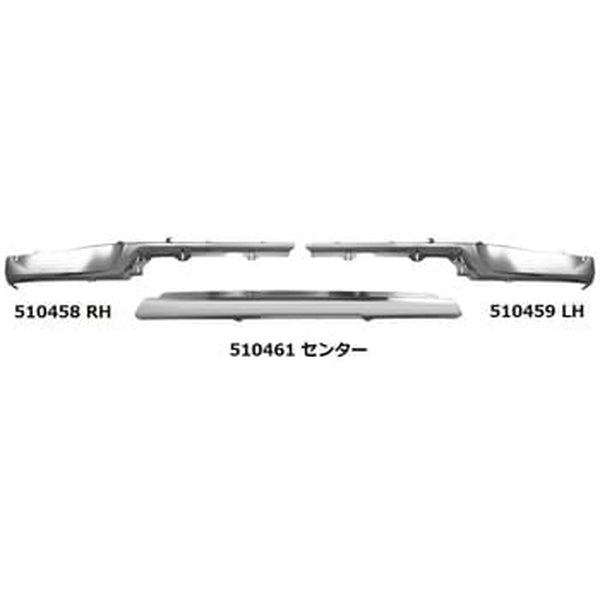 ジェットイノウエ 17’ プロフィア フロントバンパー用スカート 標準タイプ LH(助手席側) 510459