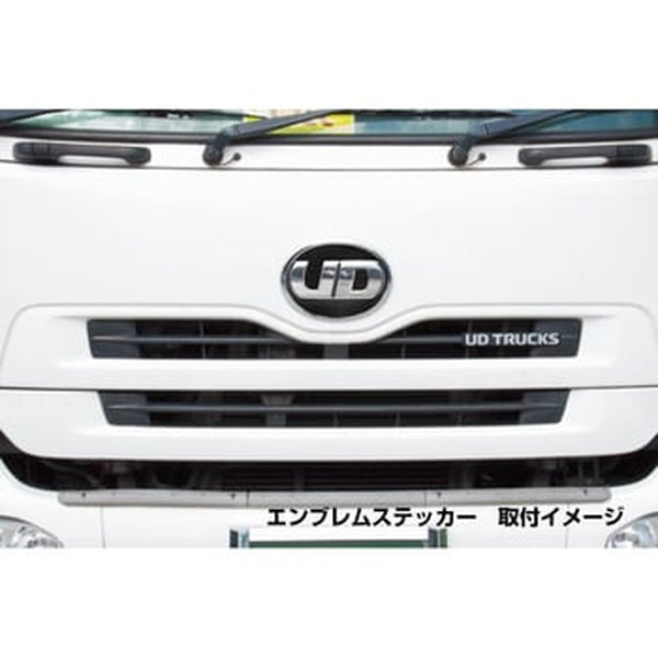 ジェットイノウエ カラーエンブレムステッカー UD用 カーボンブラック 524442