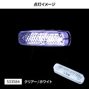 ジェットイノウエ LED 車高灯ランプNEO クリアー/ホワイト 533584
