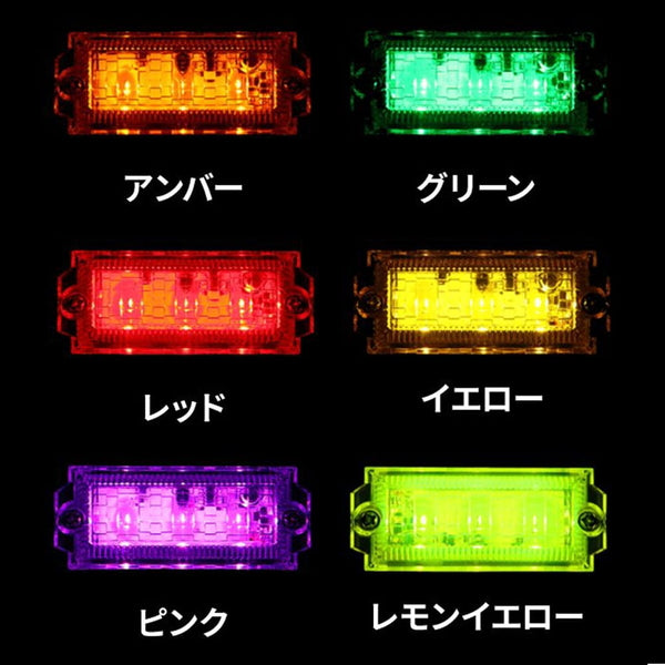 ジェットイノウエ ハイパワーミニフラットマーカーランプNEO グリーン 534553