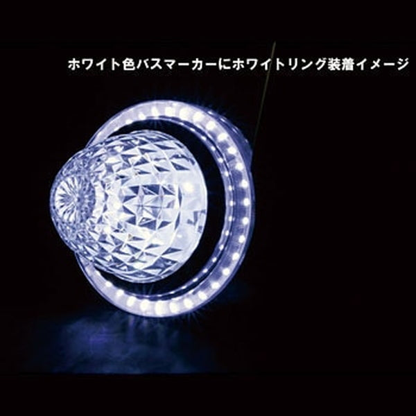 ジェットイノウエ LEDバスマーカー用エンジェルリング ホワイト 534854
