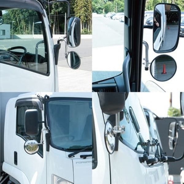 ジェットイノウエ バックショットミラー取付けブラケット ステンレス ’07フォワード 570978