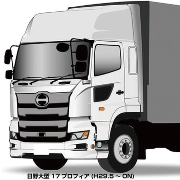 ジェットイノウエ フロントフェンダーカバー R/L 17プロフィア 572455