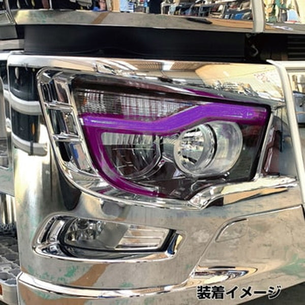 ジェットイノウエ アイラインフィルム ふそう’17スーパーグレート(H29.5~) パープル 590546