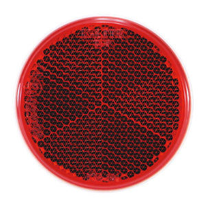 ジェットイノウエ リフレクター 丸型 60mmΦ ネジ固定タイプ レッド 592245