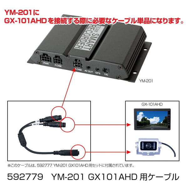 ジェットイノウエ GX-101AHD接続分配ケーブル 592779