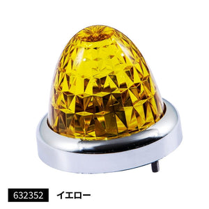 ジェットイノウエ バスマーカーランプ G-1型 クロームメッキリング イエロー 632352