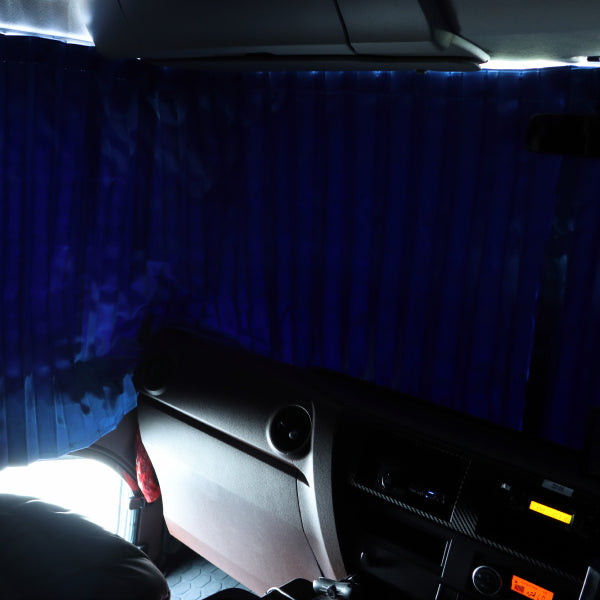 ジェットイノウエ トラックカーテン りらか 仮眠用カーテン ブルー