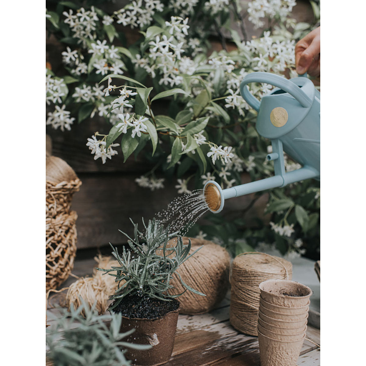 Heritage Indoor ジョウロ ガーデニング 1L ダックエッグブルー