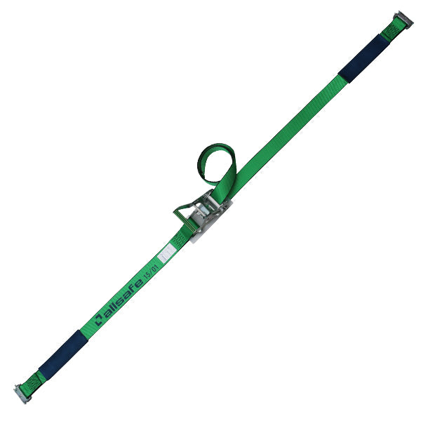 allsafe ステンレス製ラチェット式T-ワンピース仕様 固定1m×調節2m~5m 緑