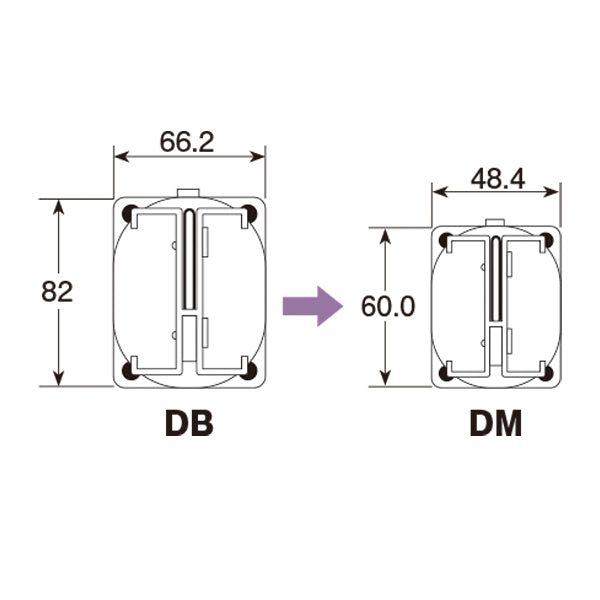 allsafe デッキミニSSSサイズ 使用範囲 1,600~1,770mm