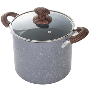 every U. Marble Chef ストーンマーブル加工両手鍋 21cm